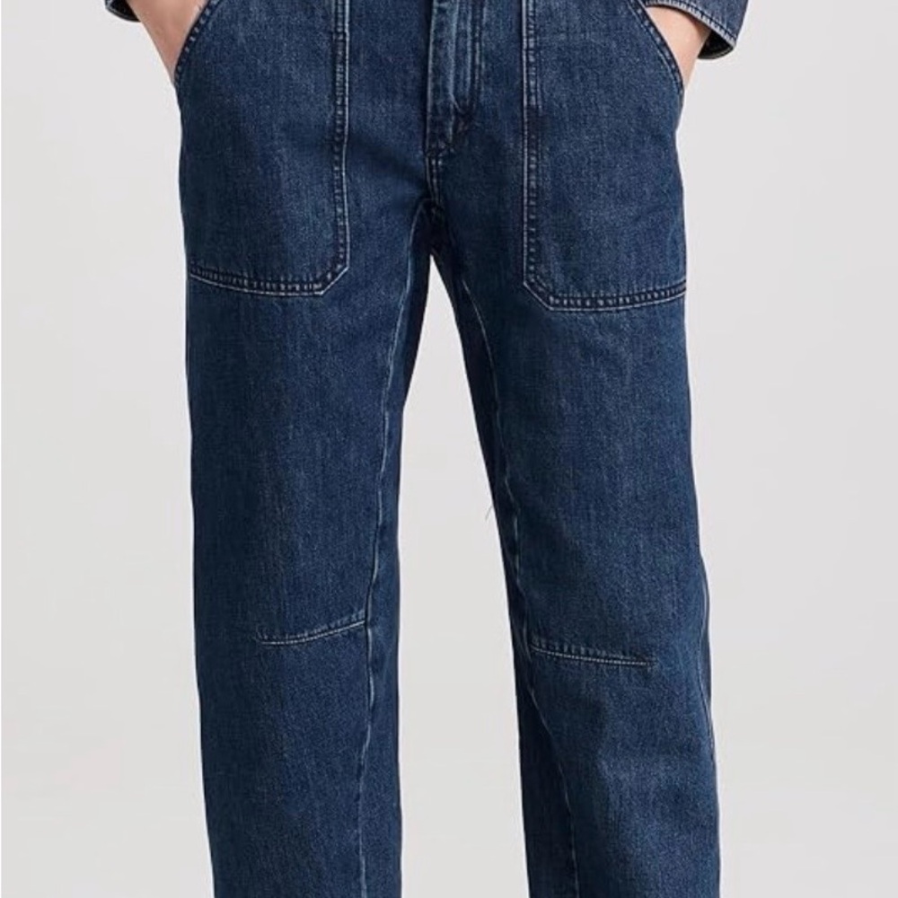 Rag & Bone Women's Dark Blue Straight Leg Jeans